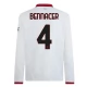 AC Milan Bennacer 4 Uitshirt 2024-2025 L/S Voetbaltenue
