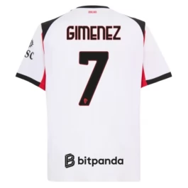 AC Milan Gimenez 7 Uitshirt 2025-2026 Voetbaltenue