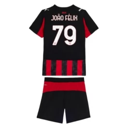 AC Milan João Félix 79 Thuisshirt Kids 2025-2026 Voetbaltenue
