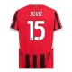 AC Milan Jović 15 Thuisshirt 2024-2025 Voetbaltenue