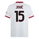 AC Milan Jović 15 Uitshirt 2024-2025 Voetbaltenue