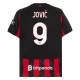 AC Milan Jović 9 Thuisshirt 2025-2026 Voetbaltenue