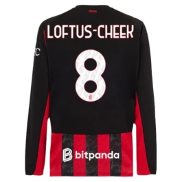 AC Milan Loftus-Cheek 8 Thuisshirt 2025-2026 L/S Voetbaltenue