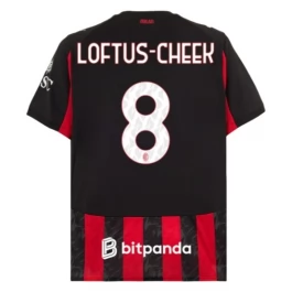 AC Milan Loftus-Cheek 8 Thuisshirt 2025-2026 Voetbaltenue