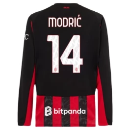 AC Milan Modrić 14 Thuisshirt 2025-2026 L/S Voetbaltenue