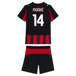 AC Milan Modrić 14 Thuisshirt Kids 2025-2026 Voetbaltenue