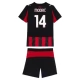 AC Milan Modrić 14 Thuisshirt Kids 2025-2026 Voetbaltenue
