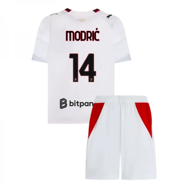 AC Milan Modrić 14 Uittenue 2026-2027 Kind AC Milan Modrić 14 Uittenue 2026-2027 Kind
