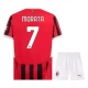 AC Milan Morata 7 Thuisshirt Kids 2024-2025 Voetbaltenue