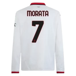 AC Milan Morata 7 Uitshirt 2024-2025 L/S Voetbaltenue