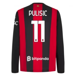 AC Milan Pulisic 11 Thuisshirt 2026-2027 Lange Mouwen AC Milan Pulisic 11 Thuisshirt 2026-2027 Lange Mouwen