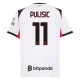 AC Milan Pulisic 11 Uitshirt 2025-2026 Voetbaltenue