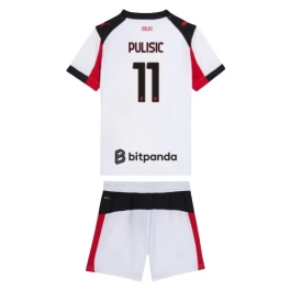 AC Milan Pulisic 11 Uitshirt Kids 2025-2026 Voetbaltenue