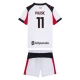 AC Milan Pulisic 11 Uitshirt Kids 2025-2026 Voetbaltenue