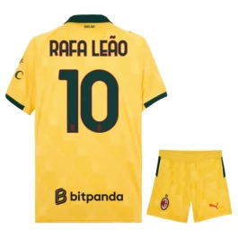 AC Milan Rafa Leão 10 Derde Shirt Kids 2025-2026 Voetbaltenue