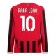 AC Milan Rafa Leão 10 Thuisshirt 2024-2025 L/S Voetbaltenue