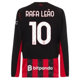 AC Milan Rafa Leão 10 Thuisshirt 2025-2026 L/S Voetbaltenue