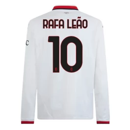 AC Milan Rafa Leão 10 Uitshirt 2024-2025 L/S Voetbaltenue