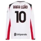 AC Milan Rafa Leão 10 Uitshirt 2025-2026 L/S Voetbaltenue