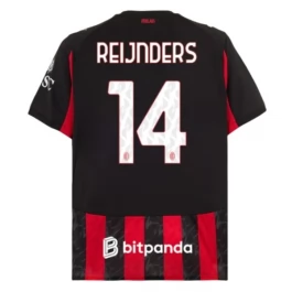 AC Milan Reijnders 14 Thuisshirt 2025-2026 Voetbaltenue