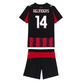 AC Milan Reijnders 14 Thuisshirt Kids 2025-2026 Voetbaltenue