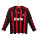 AC Milan Retro Thuisshirt 2008-2009 Lange Mouwen