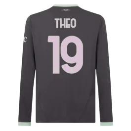 AC Milan Theo 19 Third Shirt 2024-2025 L/S Voetbaltenue