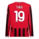 AC Milan Theo 19 Thuisshirt 2024-2025 L/S Voetbaltenue