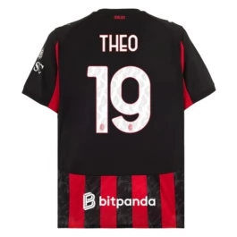 AC Milan Theo 19 Thuisshirt 2025-2026 Voetbaltenue