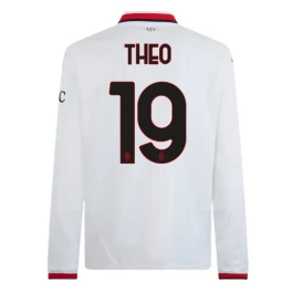AC Milan Theo 19 Uitshirt 2024-2025 L/S Voetbaltenue