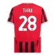 AC Milan Thiaw 28 Thuisshirt 2024-2025 Voetbaltenue