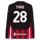 AC Milan Thiaw 28 Thuisshirt 2025-2026 L/S Voetbaltenue