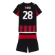 AC Milan Thiaw 28 Thuisshirt Kids 2025-2026 Voetbaltenue