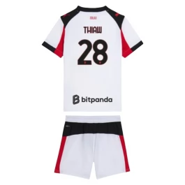 AC Milan Thiaw 28 Uitshirt Kids 2025-2026 Voetbaltenue