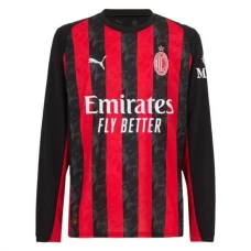AC Milan Thuisshirt 2025-2026 L/S Voetbaltenue