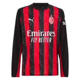 AC Milan Thuisshirt 2025-2026 L/S Voetbaltenue