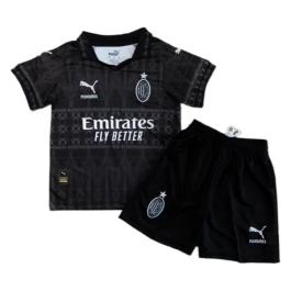 AC Milan Thuisshirt Kids Fourth Pleasures Dark 2023-2024 Voetbaltenue