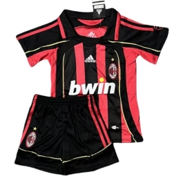 AC Milan Thuisshirt Kids Retro 2006-2007 Voetbaltenue