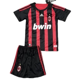 AC Milan Thuisshirt Kids Retro 2008-2009 Voetbaltenue