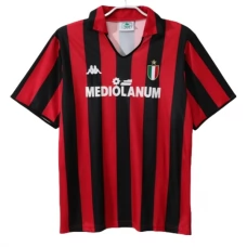AC Milan Thuisshirt Retro 1988-1989 Voetbaltenue
