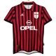 AC Milan Thuisshirt Retro 1999-2000 Voetbaltenue
