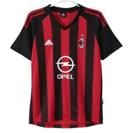 AC Milan Thuisshirt Retro 2002-2003 Voetbaltenue