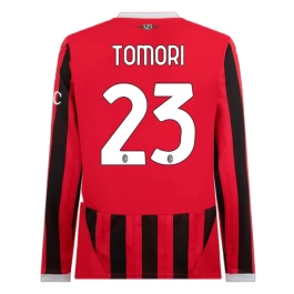 AC Milan Tomori 23 Thuisshirt 2024-2025 L/S Voetbaltenue