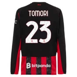 AC Milan Tomori 23 Thuisshirt 2025-2026 L/S Voetbaltenue