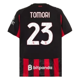 AC Milan Tomori 23 Thuisshirt 2025-2026 Voetbaltenue