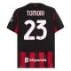 AC Milan Tomori 23 Thuisshirt 2025-2026 Voetbaltenue