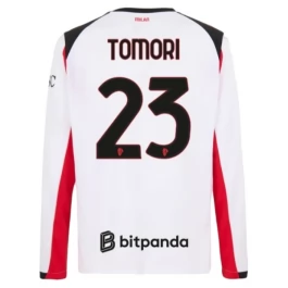 AC Milan Tomori 23 Uitshirt 2025-2026 L/S Voetbaltenue