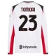 AC Milan Tomori 23 Uitshirt 2025-2026 L/S Voetbaltenue