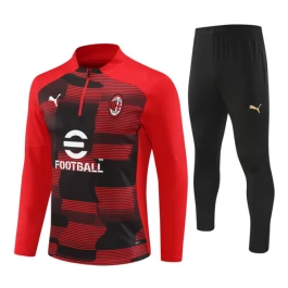 AC Milan Trainingspakken 2024-25 - 1-4 Zip Rood