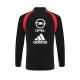 AC Milan Trainingssweater 2003-04 - 1-4 Zip Retro Zwart